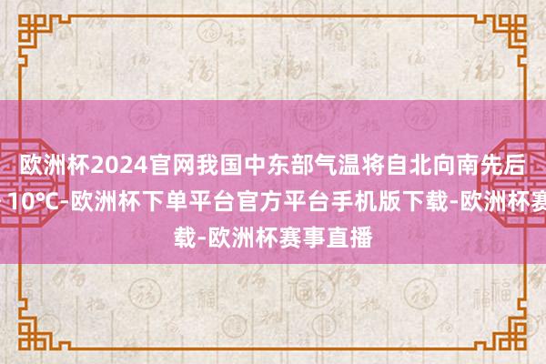 欧洲杯2024官网我国中东部气温将自北向南先后着落6～10℃